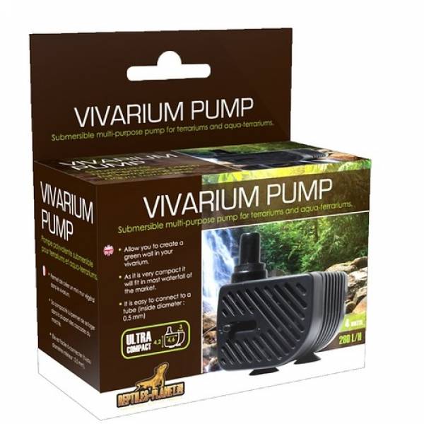 Vivarium Pump 4W 280 l/h 4.2x3x4.6 cm